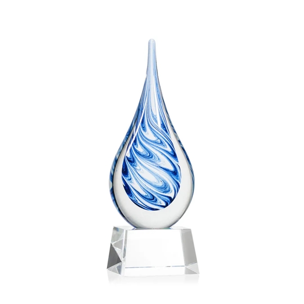 Unique swirls of blue and white make up the teardrop-shaped Marlin... from ASI 84592 St Regis Group / St Regis