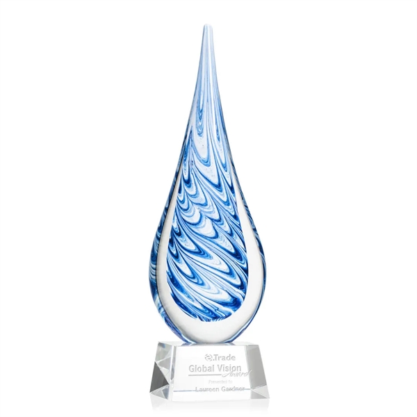 Unique swirls of blue and white make up the teardrop-shaped Marlin... from ASI 84592 St Regis Group / St Regis