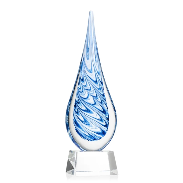 Unique swirls of blue and white make up the teardrop-shaped Marlin... from ASI 84592 St Regis Group / St Regis