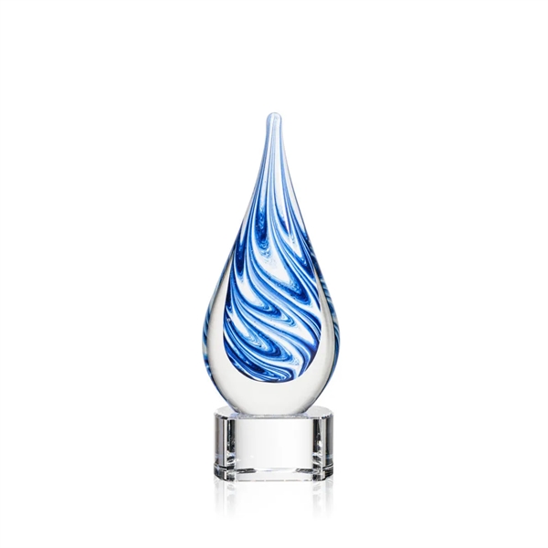 Unique swirls of blue and white make up the teardrop-shaped Marlin... from ASI 84592 St Regis Group / St Regis