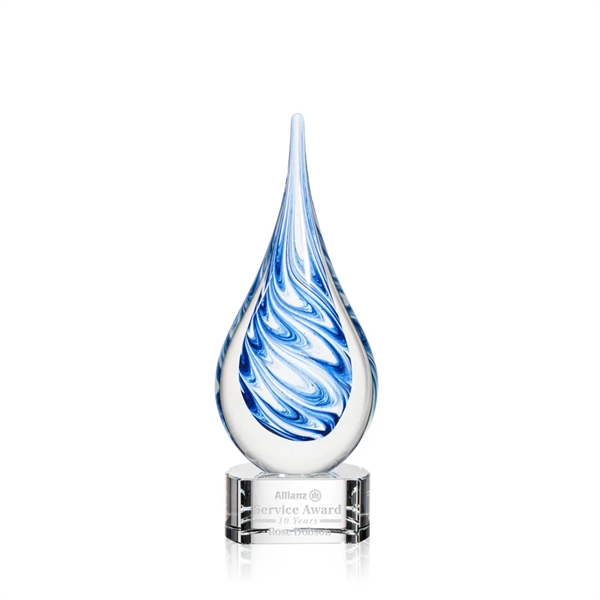 Unique swirls of blue and white make up the teardrop-shaped Marlin... from ASI 84592 St Regis Group / St Regis