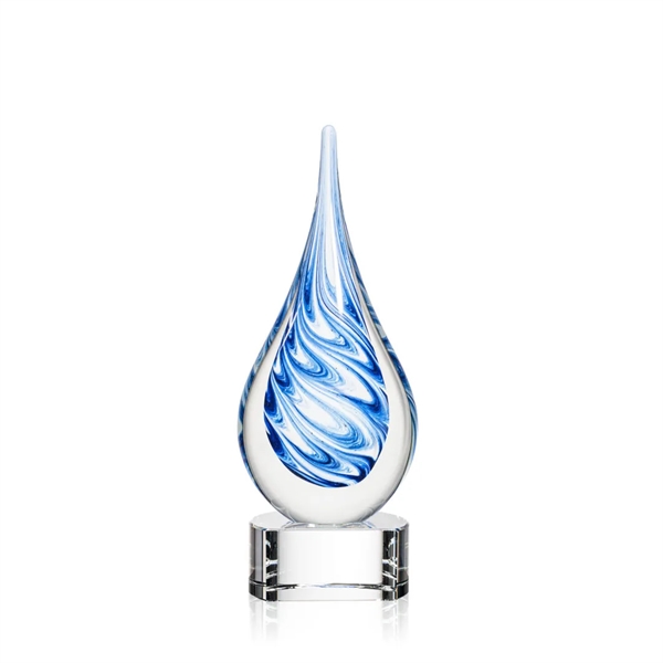 Unique swirls of blue and white make up the teardrop-shaped Marlin... from ASI 84592 St Regis Group / St Regis