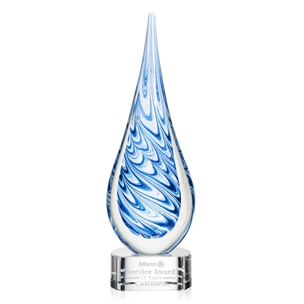 Unique swirls of blue and white make up the teardrop-shaped Marlin... from ASI 84592 St Regis Group / St Regis