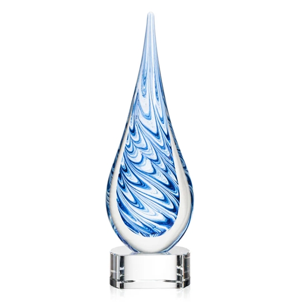 Unique swirls of blue and white make up the teardrop-shaped Marlin... from ASI 84592 St Regis Group / St Regis