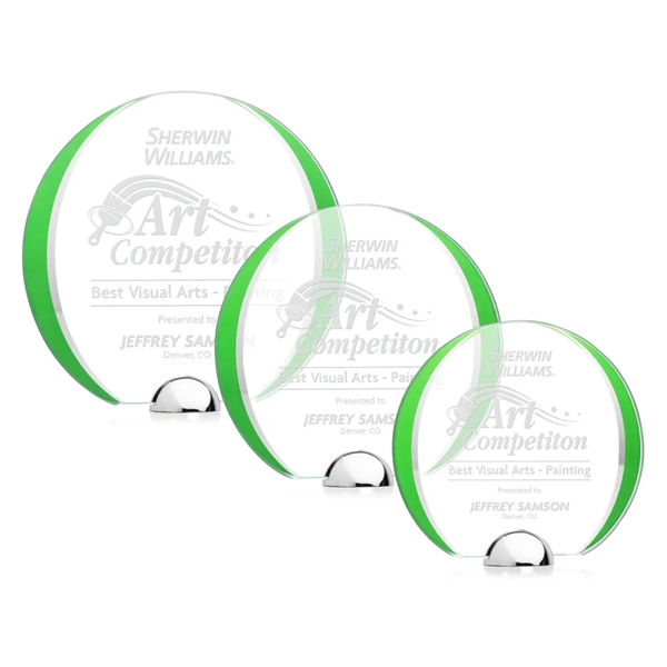 Made of Starfire Crystal, the beautiful round Stanton Award features a... from ASI 84592 St Regis Group / St Regis