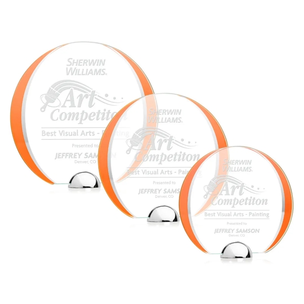 Made of Starfire Crystal, the beautiful round Stanton Award features a... from ASI 84592 St Regis Group / St Regis