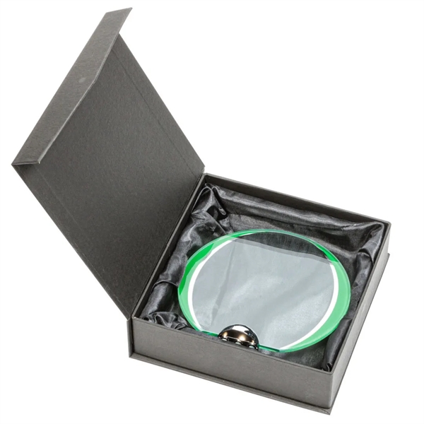 Made of Starfire Crystal, the beautiful round Stanton Award features a... from ASI 84592 St Regis Group / St Regis