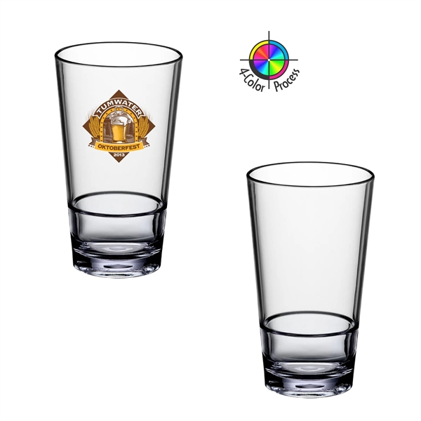 16oz Stackable Clear Acrylic Pint Glass... from ASI 80093 Pyrographics