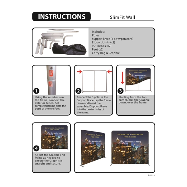Package includes Trunk, two mini XBanners, 6' Stretch Table Cover, Single... from ASI 80228 Quinn