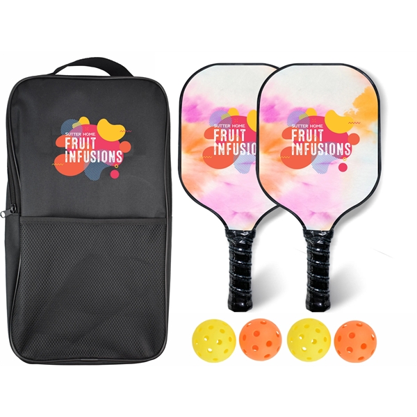 Premium Fiberglass Pickleball Paddle set of 2 with balls... from ASI 72657 Active Life Promo / Active Life