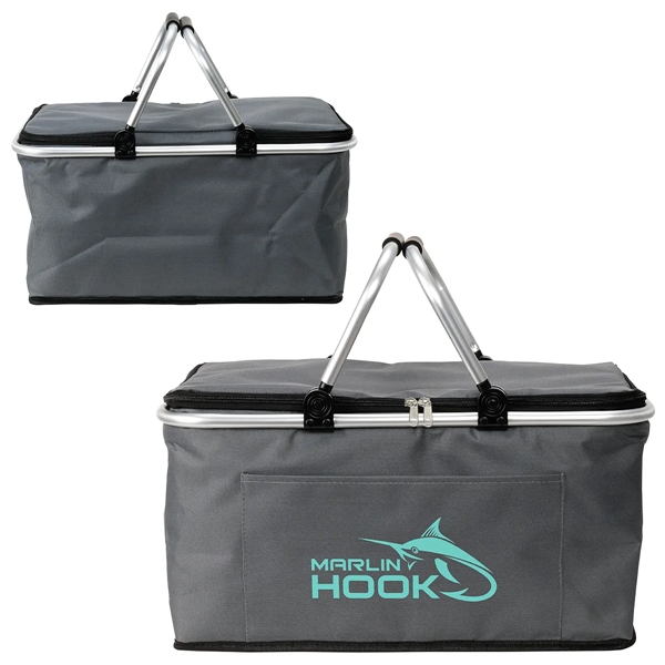 Insulated Hard Frame Picnic Basket... from ASI 36730 Ariel Premium Supply Inc