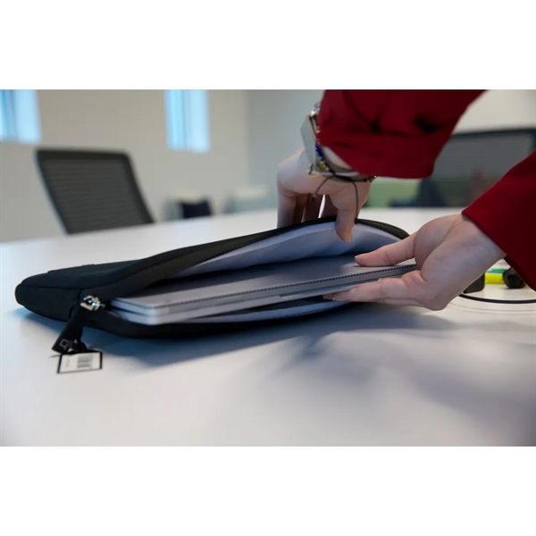 13" laptop sleeve with a neoprene exterior and padded interior.... from ASI 61005 Hirsch Gift Inc / HG TECH HG