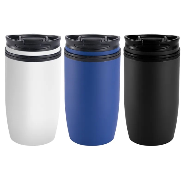 12 oz. Double Wall Stainless Steel Tumbler With Lid, A Generous... from ASI 64845 Kin Image Inc / Himmers International Inc.