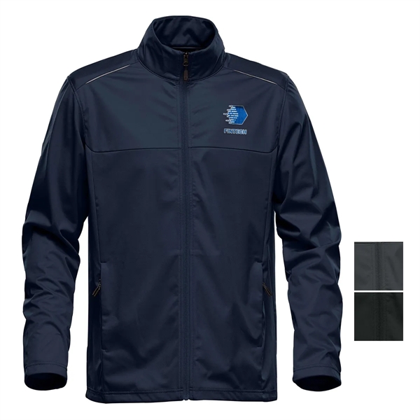 Men's softshell jacket with a breathable outer shell, water-repellent finish, reflective... from ASI 61125 Hit Promotional Products / Hit®