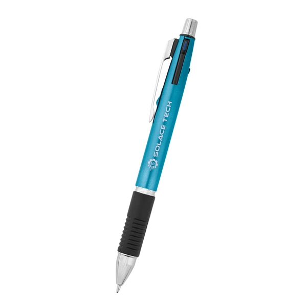 4-in-1 pen with three colors of ink, a mechanical pencil lead,... from ASI 61125 Hit Promotional Products / Hit®
