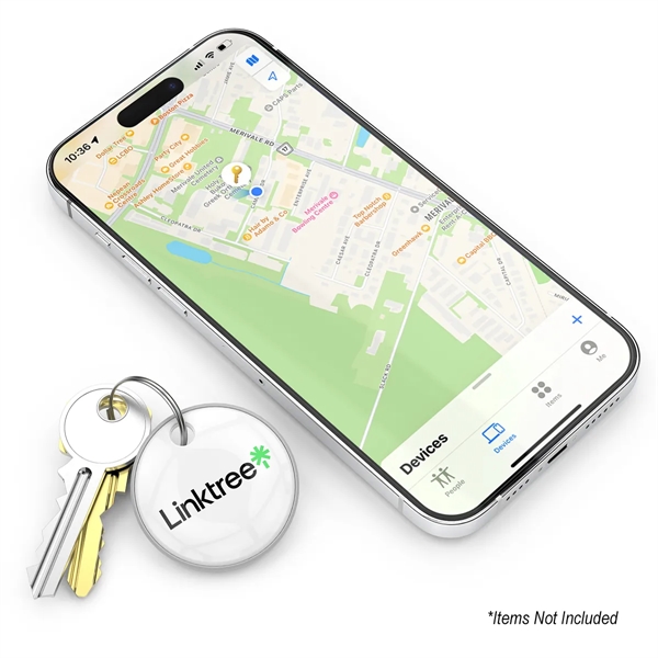 Powertag finder with Bluetooth 5.2 technology and a replaceable cell battery.... from ASI 61125 Hit Promotional Products / Hit®