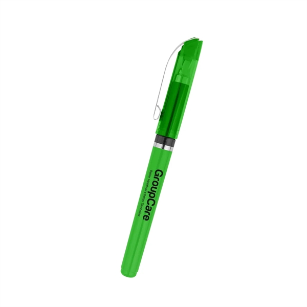 Gel pen with removable cap and pocket clip.... from ASI 61125 Hit Promotional Products / Hit®