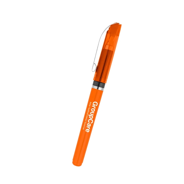 Gel pen with removable cap and pocket clip.... from ASI 61125 Hit Promotional Products / Hit®