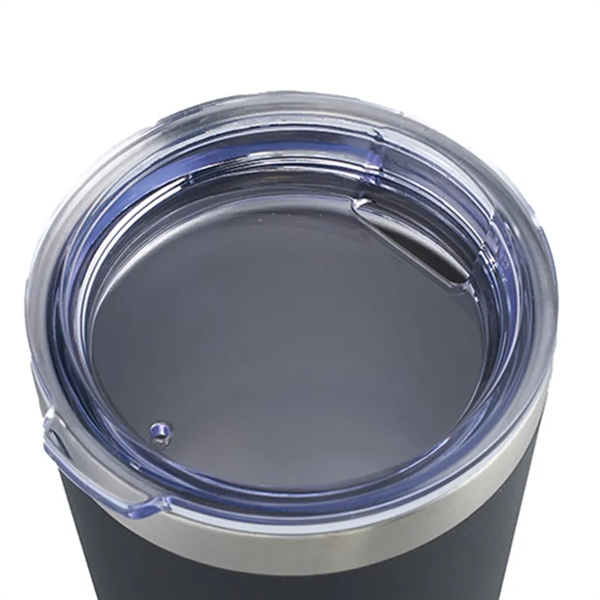 20 oz. Stainless Steel Double Wall Tumbler with Lid. Powder-coated matte... from ASI 64845 Kin Image Inc / Himmers International Inc. DBA Kin Image Inc