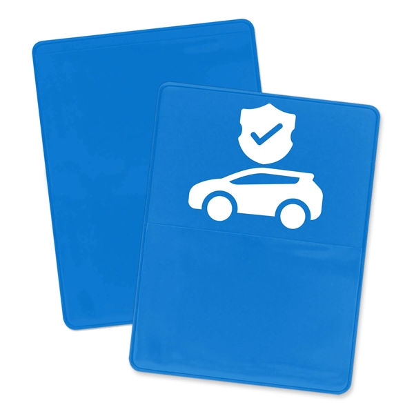 Single-panel proof of insurance holder made of vinyl and measuring 5.81"H... from ASI 54040 Fey Promo