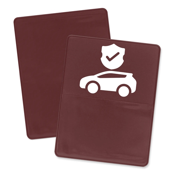 Single-panel proof of insurance holder made of vinyl and measuring 5.81"H... from ASI 54040 Fey Promo