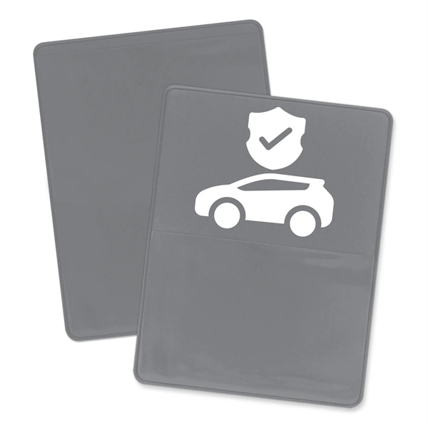 Single-panel proof of insurance holder made of vinyl and measuring 5.81"H... from ASI 54040 Fey Promo