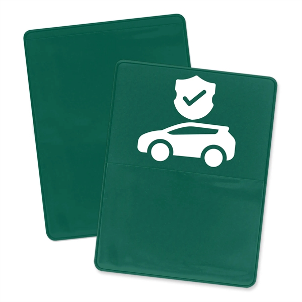 Single-panel proof of insurance holder made of vinyl and measuring 5.81"H... from ASI 54040 Fey Promo