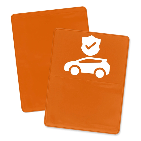 Single-panel proof of insurance holder made of vinyl and measuring 5.81"H... from ASI 54040 Fey Promo