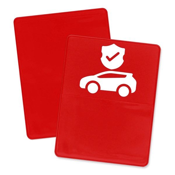 Single-panel proof of insurance holder made of vinyl and measuring 5.81"H... from ASI 54040 Fey Promo
