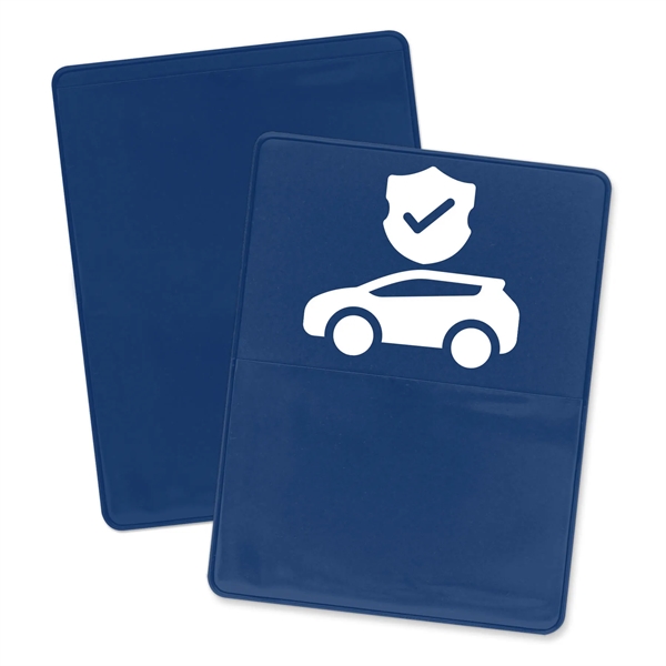 Single-panel proof of insurance holder made of vinyl and measuring 5.81"H... from ASI 54040 Fey Promo