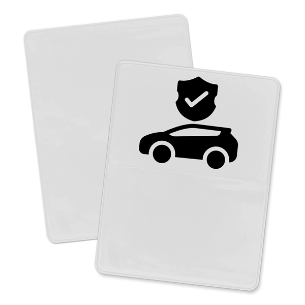 Single-panel proof of insurance holder made of vinyl and measuring 5.81"H... from ASI 54040 Fey Promo