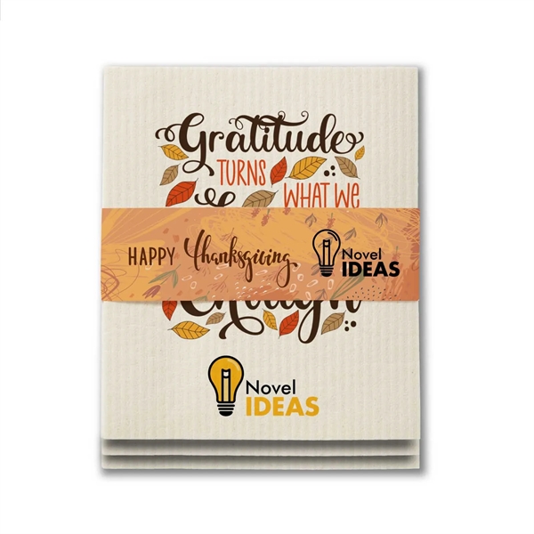 Set of 3 dishcloths with full color customization.... from ASI 63549 Jornik Manufacturing Corp