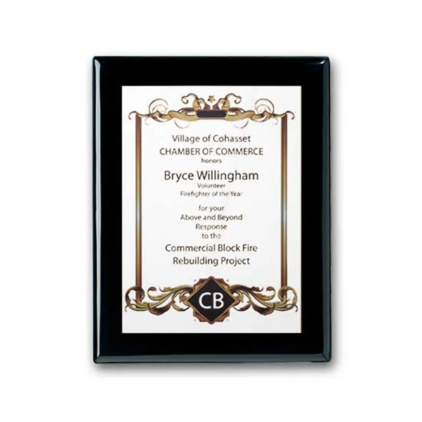 Digitally reproduce your artwork in full color on a white plate,... from ASI 84592 St Regis Group / R S Owens & Co Inc