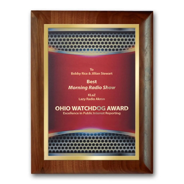 Digitally reproduce your artwork in full color on a brass or... from ASI 84592 St Regis Group / R S Owens & Co Inc