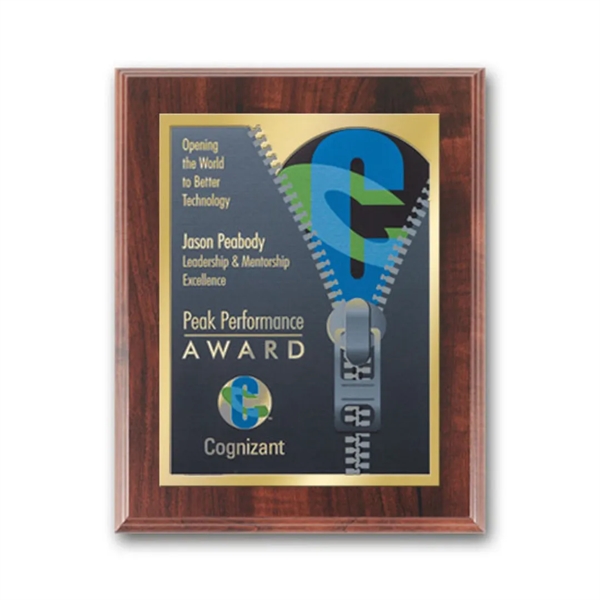 Digitally reproduce your artwork in full color on a brass or... from ASI 84592 St Regis Group / R S Owens & Co Inc