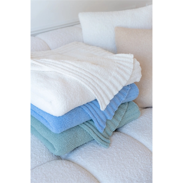 Plush, polyester throw blanket measuring 60" x 70"... from ASI 73520 Neet Feet / Kanata Blanket