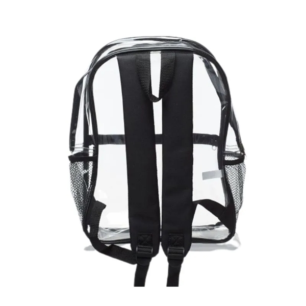 Clear PVC backpack with side mesh pocket plus free 1 color... from ASI 37218 Athena Promo (tm)