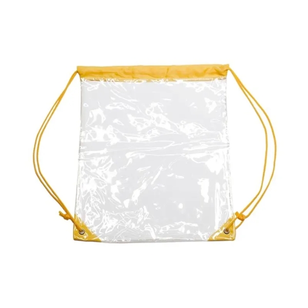 Foldable Plastic Drawstring Bag plus 1 color silkscreen imprint on 1... from ASI 37218 Athena Promo (tm)