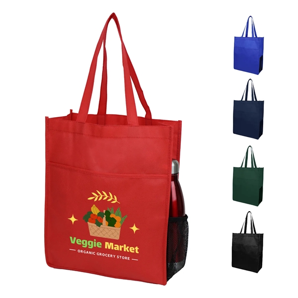 15" x 12" x 5" large capacity tote bag with a... from ASI 37980 Bagworld