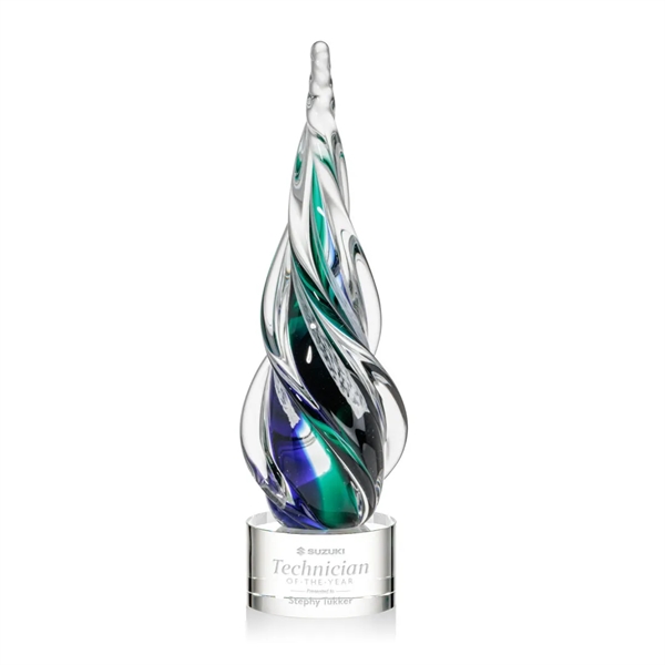 The Alderon Award is a unique piece featuring large clear swirls... from ASI 84592 St Regis Group / St Regis