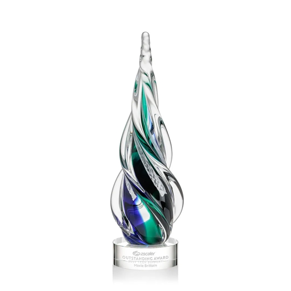 The Alderon Award is a unique piece featuring large clear swirls... from ASI 84592 St Regis Group / St Regis