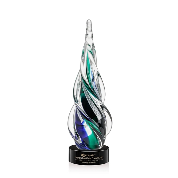 The Alderon Award is a unique piece featuring large clear swirls... from ASI 84592 St Regis Group / St Regis