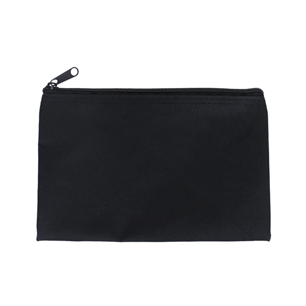 8.5" x 5.5" x 1" solid colored pouch with zipper.... from ASI 37980 Bagworld / BagWorld