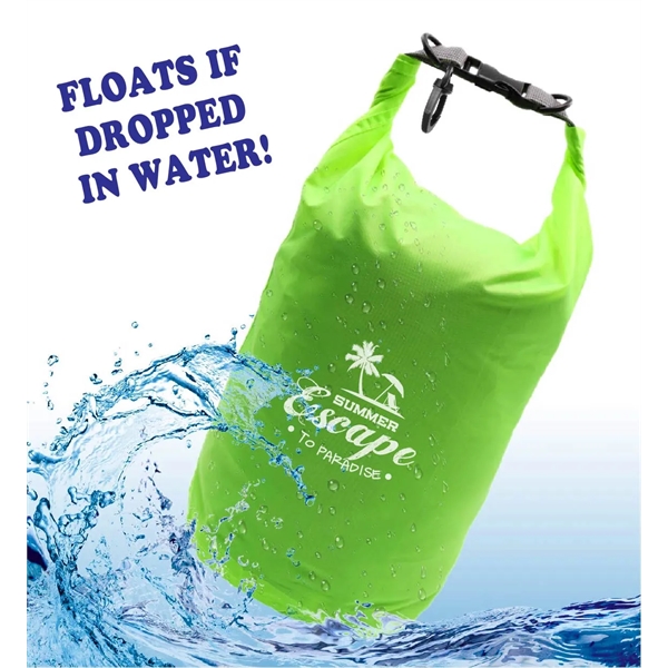 10 Liter Reinforced Dry Bag Made from 210T Grid Cloth.... from ASI 92868 US Poly Enterprise Inc / The Poly Line