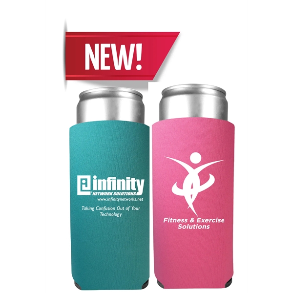 Premium 12 Oz. Slim Can-Tastic® Neoprene pocket can insulator made of... from ASI 92868 US Poly Enterprise Inc / The Poly Line