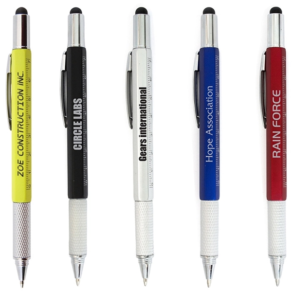 7-in-1 plastic tool pen with stylus... from ASI 98760 Yafa Line, Inc. / Yafaline