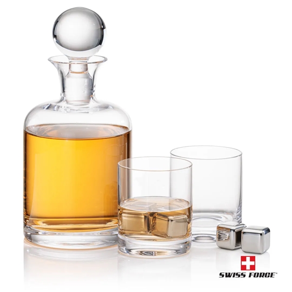 Your choice of Lead-Free Crystalline Decanter is paired with 2 matching... from ASI 84592 St Regis Group