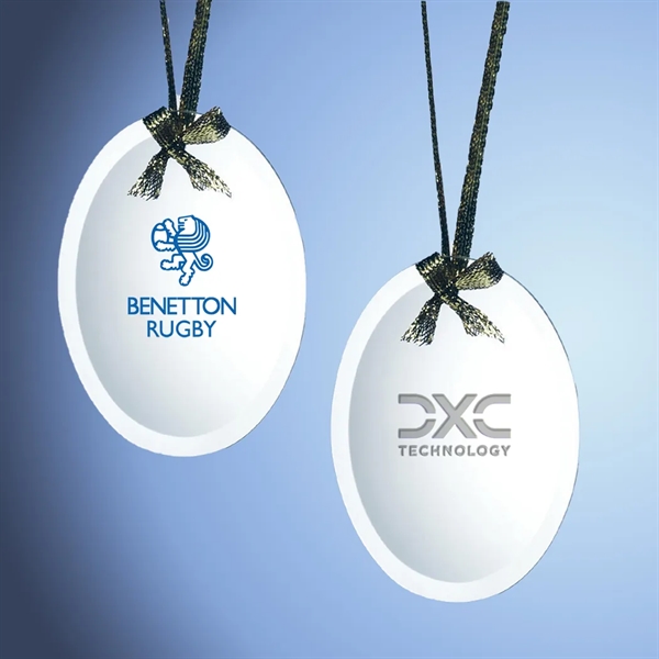 Jade Glass Oval Ornament... from ASI 31517 Admart Products / Admart Line