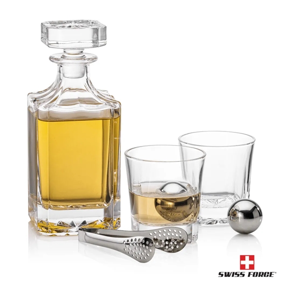 Your choice of Lead-Free Crystalline Decanter is paired with 2 matching... from ASI 84592 St Regis Group