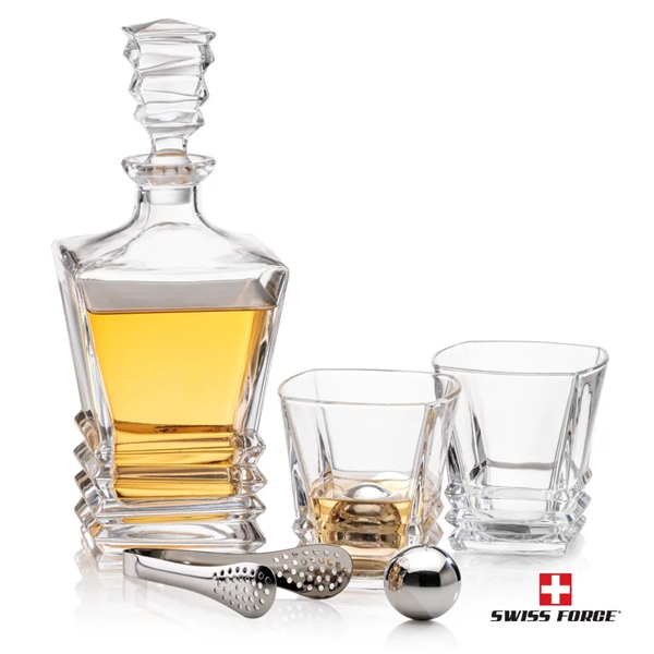 Your choice of Lead-Free Crystalline Decanter is paired with 2 matching... from ASI 84592 St Regis Group